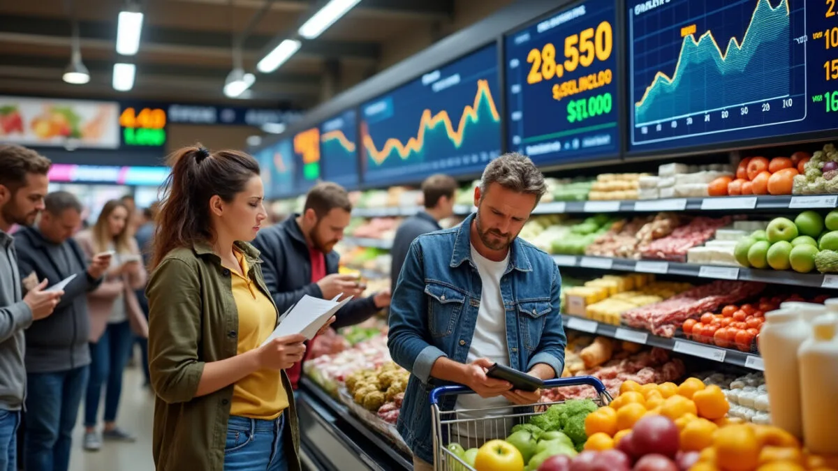découvrez comment la hausse des prix alimentaires alimente l'inflation dans la zone euro et pèse sur le budget des ménages au quotidien.